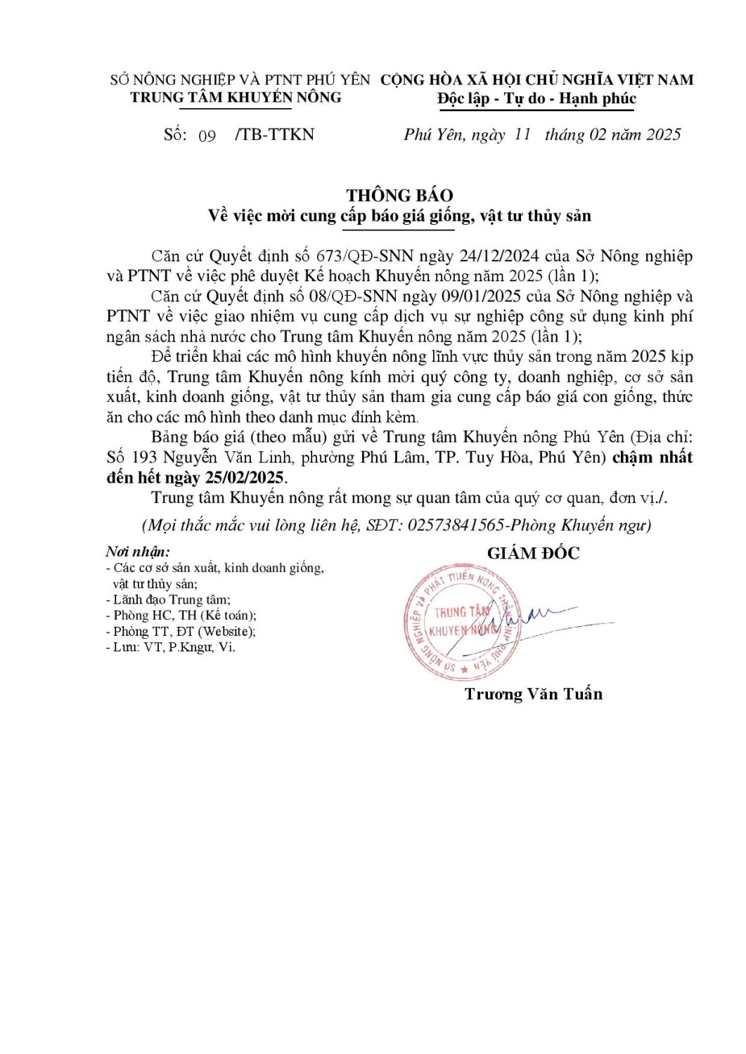 tb moi cung cap bao gia vat tu thuy san 2025 signed page 001